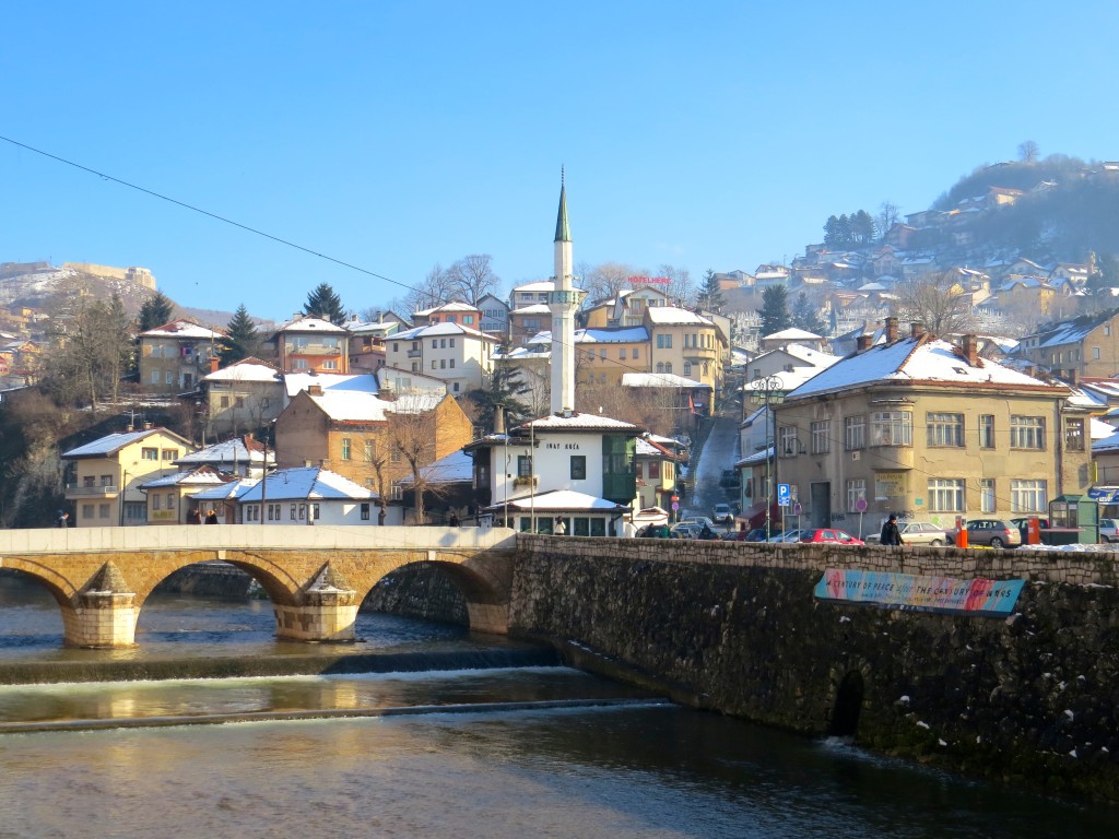 Sarajevo is so pretty under the snow!