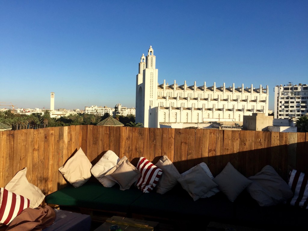 View from The James Rooftop, Casablanca