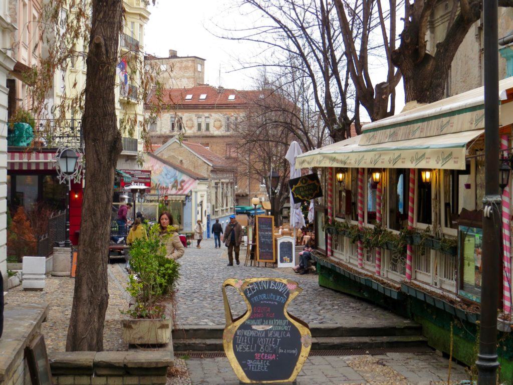 Skadarlja is Belgrade's bohemian street with many Kaffanas and restaurants.