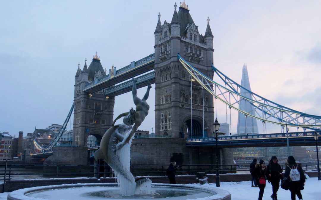 Frozen London Under The Snow